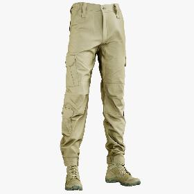 Military Pants Boots 2 model